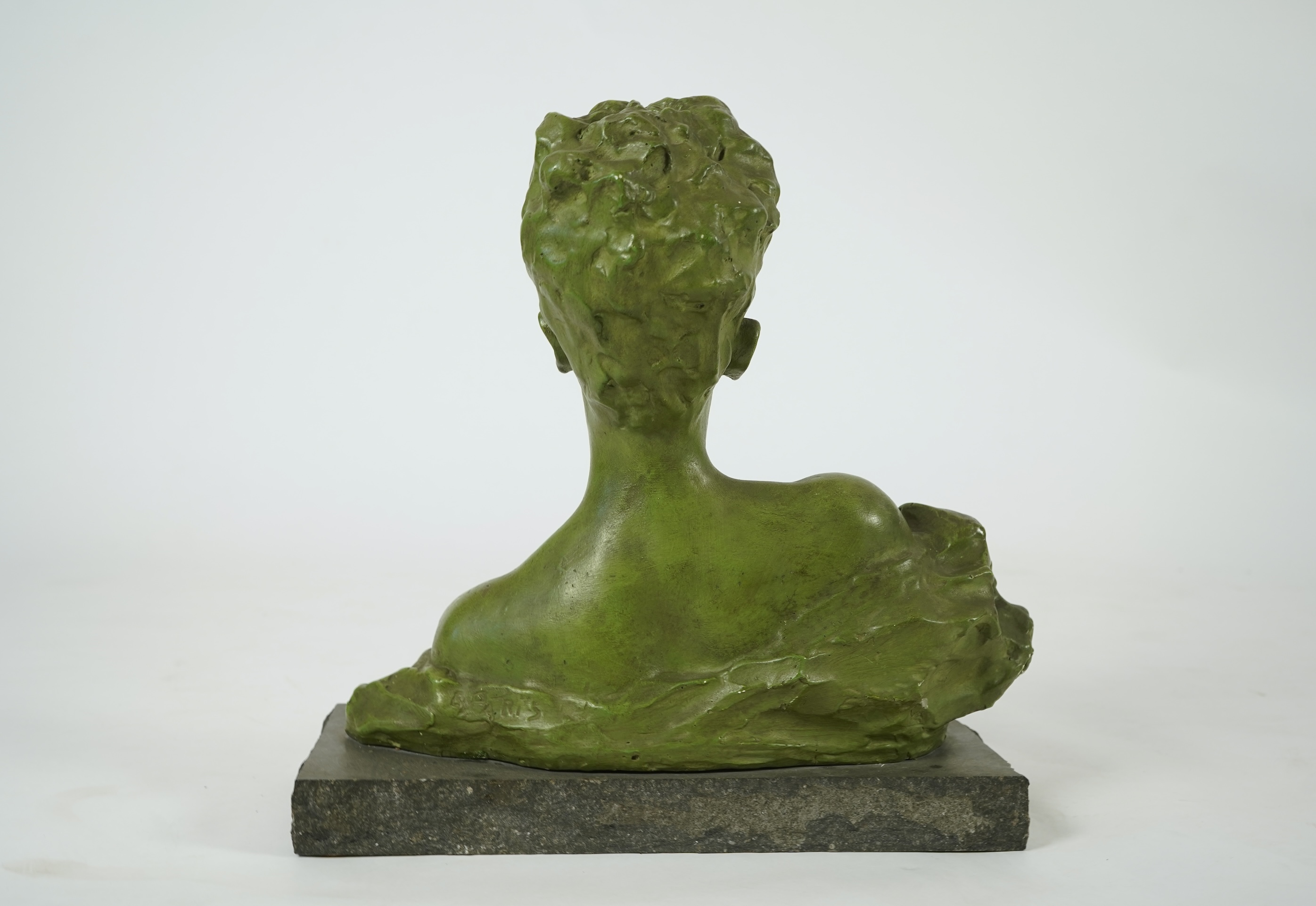 Ernest Patris (Belgian, 1909-1991) A modern terracotta bust